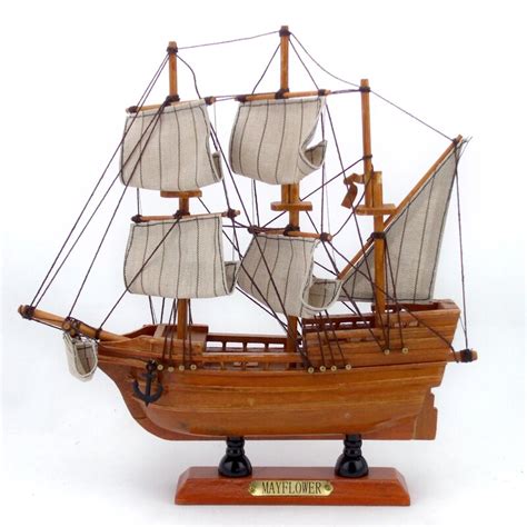 Breakwater Bay Wooden Mayflower Model Ship Wayfairca