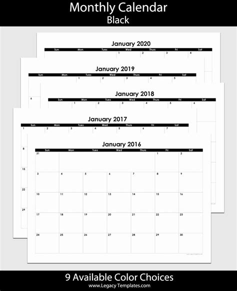 Printable Calendar Landscape In 2020 Printable Calendar Landscape