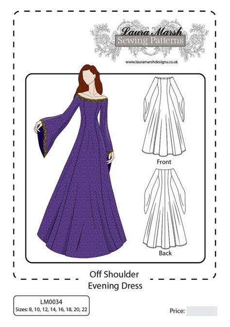 Off Should Eveningmedieval Dress Sewing By Lauramarshdesigns