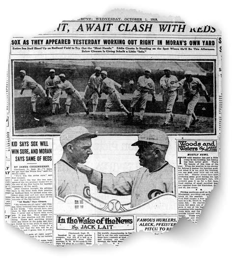 100 Years Ago White Sox Players Conspired To Throw The 1919 World