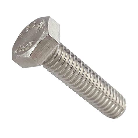 12 13 X 5 Hex Head Tap Bolts Fully Threaded Stainless Steel 18 8 Qty