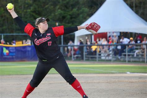 canada tops brazil 7 0 to lock up softball berth at tokyo 2020 trail daily times