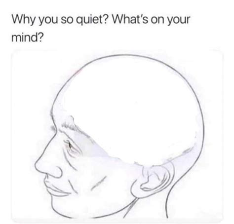 Why You So Quiet Whats On Your Mind Rmemetemplatesofficial