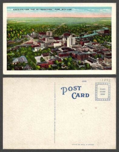 Michigan Flint Vintage Postcard Ebay
