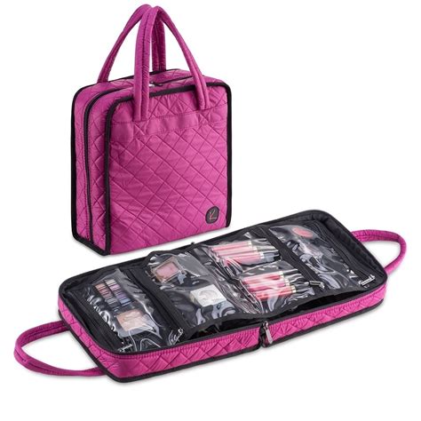 Kiota Quilted Professional Makeup Cosmetic Beauty Case With Removable