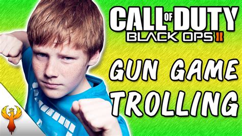 Kids Want Me Dead Gun Game Trolling On Black Ops 2 Tater Trolls