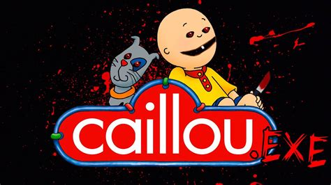 CAILLOU HACKED OUR COMPUTER SCARY CAILLOU EXE HORROR GAME Caillou Error YouTube