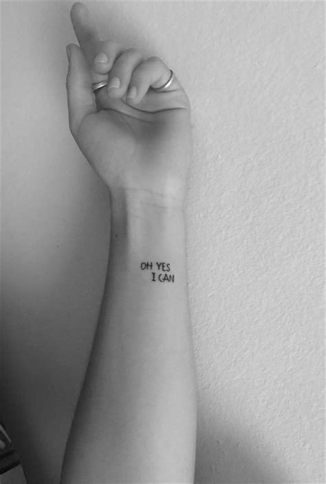 inspirational quote tattoos with meaning tattoo on hand