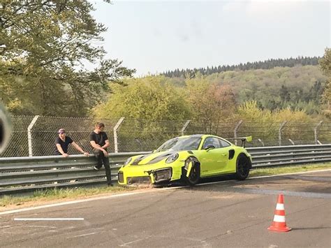 3 Day Old Porsche 911 Gt2 Rs Crashes On The Nurburgring