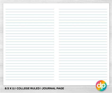 Double Sided Blank Lined Paper By Mrs Romano Teachers Pay Teachers