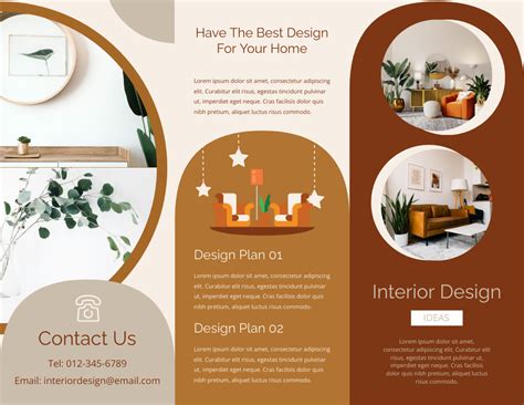 Home Interior Design Brochure Brochure Template