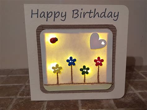Light Up Illuminated Birthday Card Extra Special Etsy Uk