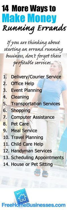 14 Ways To Make Extra Money With An Errand Running Business This Is A