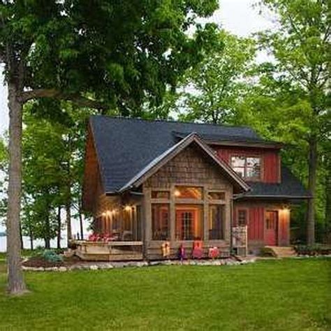 Lake Cabin Lake House Floor Plans Rustic Cottage House Plan In 2020