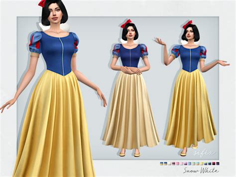 The Sims Resource Snow White Dress