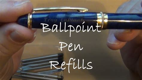 Ballpoint Pen Refills Youtube