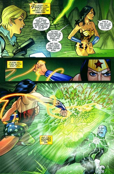 Wonder Woman Vs Green Lantern Battles Comic Vine