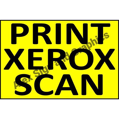 Print Xerox Scan Pvc Signage A4 Size 75 X 1125 Inches Shopee
