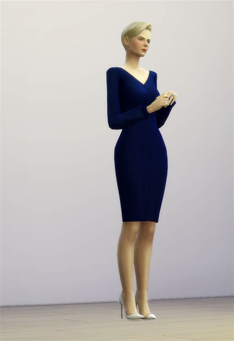 Sims 4 Ccs The Best Chiffon Dress By Rusty Nail
