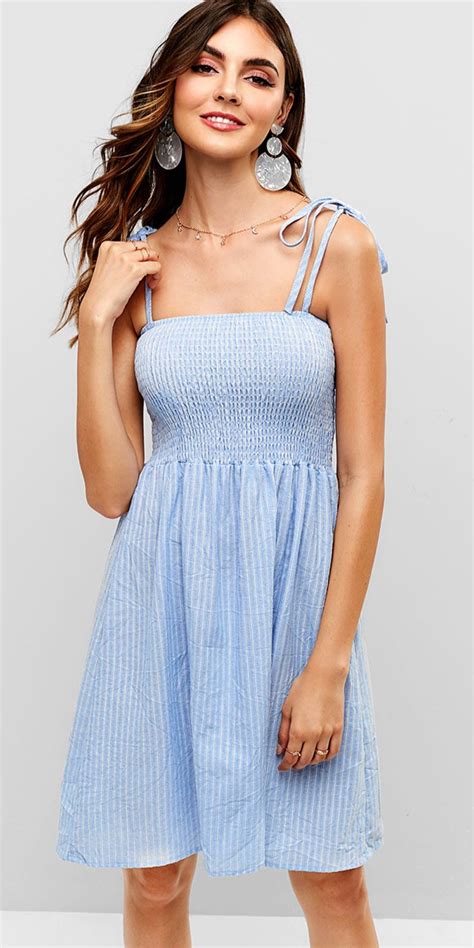 Cute Blue Summer Dresses You Need To Try Summer Dresses Blue Summer Dresses Red Bodycon Dress