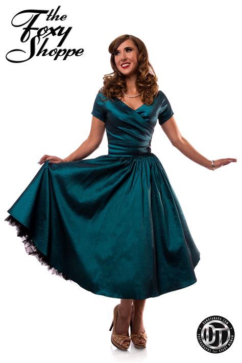 Ultra Pretty 1950s Inspired Ava Swing Dress By Pinup Couture Pinup