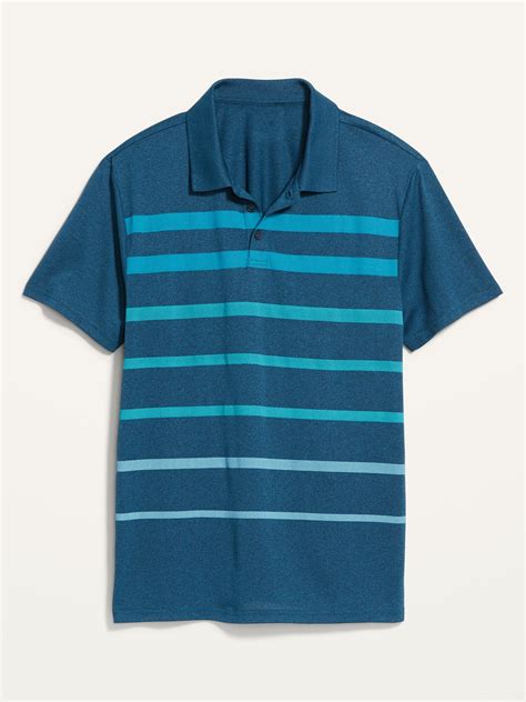 Go Dry Cool Odor Control Gradient Stripe Core Polo Shirt For Men Old Navy