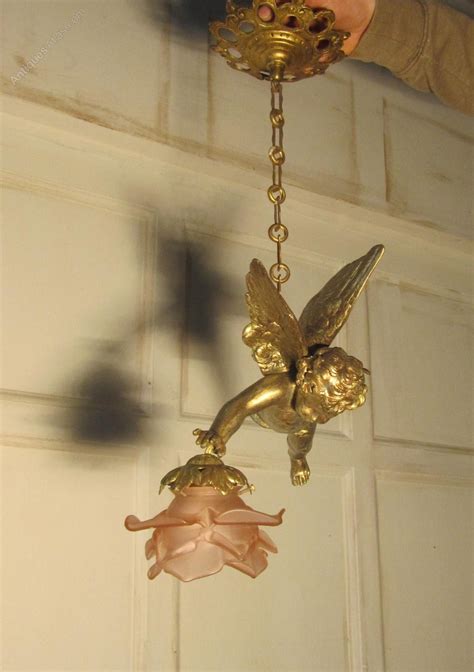 Get alerts of the antiques that interest you as soon as they are uploaded. Antiques Atlas - A Pretty French Ormolu Cherub Ceiling Pendant