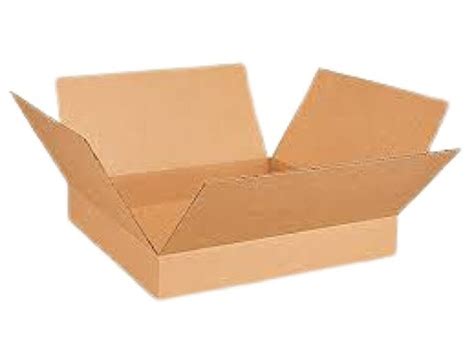 Smooth Eco Friendly Plain Brown Rectangle Shape Corrugated Board Boxes