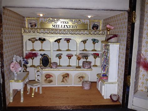 My 124 Scale Hat Shoppe Dollhouse Miniatures Decor Home Decor