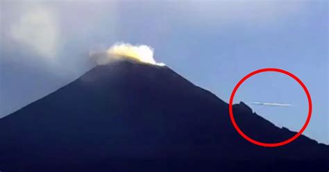 Ufo Caught On Camera Flying Scarily Close To Mouth Of Popocatepetl