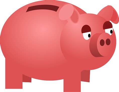Savings Box Money Pig Free Vector Graphic On Pixabay