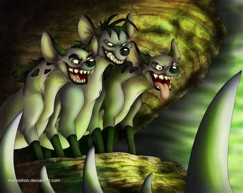 The Hyenas By Mareishon On DeviantART Lion King Art Hyena Evil Disney