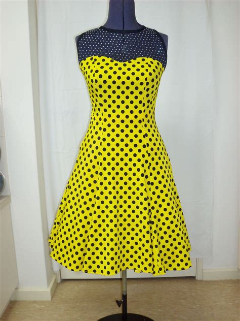 Yellow Polka Dot Dress Jeniq
