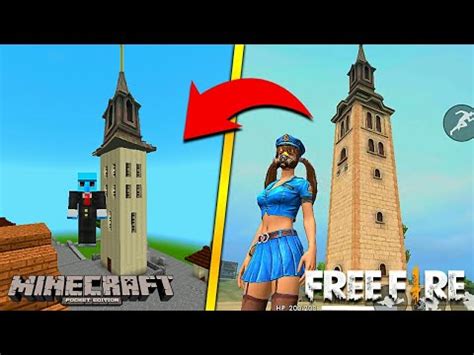 The main feature of the new map will be the possibility to participate in pvp battles. El Mapa De FREE FIRE En MINECRAFT #1 | Clock Tower En ...