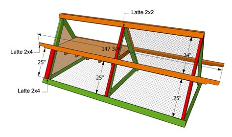Fabriquer Un Poulailler Triangulaire A Frame Chicken Coop Chicken Coop Plans Free Easy