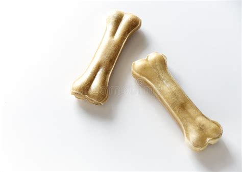 Dog Food Bones Isolated On White Stock Photo Image Of Closeup Meal