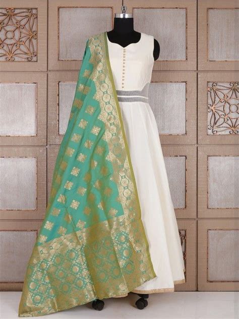 Shop Cream Silk Lovely Anarkali Suit Online From G3fashion India Brand