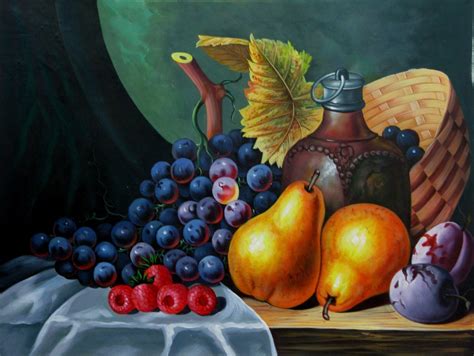 Fruits And Vase 1 24in X 18inrajear072418acrylic