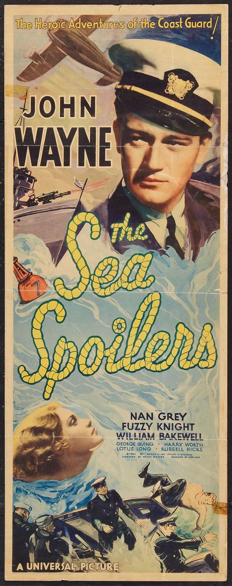 1936 - THE SEA SPOILERS - Frank Strayer | John wayne, John wayne movies ...