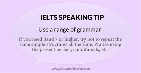 Use A Range Of Grammar Nativespeakeronline