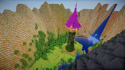 Tangled Rapunzels Tower Minecraft Map