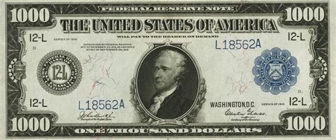 Convert 1 us dollar to euro. RealBanknotes.com > United States p365: 1000 Dollars from 1918