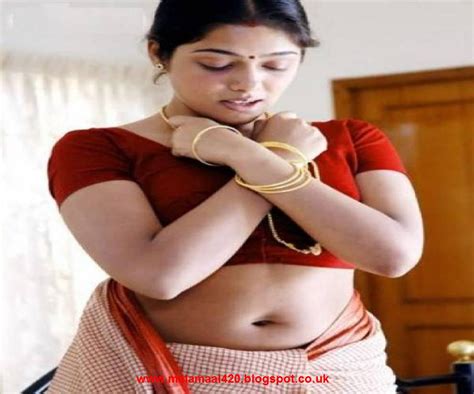 Nesha Jawani Ki Desi Mallu Bhabhi Hot In Tight Red Blouse Hot Pictures