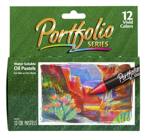 Crayola Portfolio Water Soluble Oil Pastel Assorted Color Set Of 12