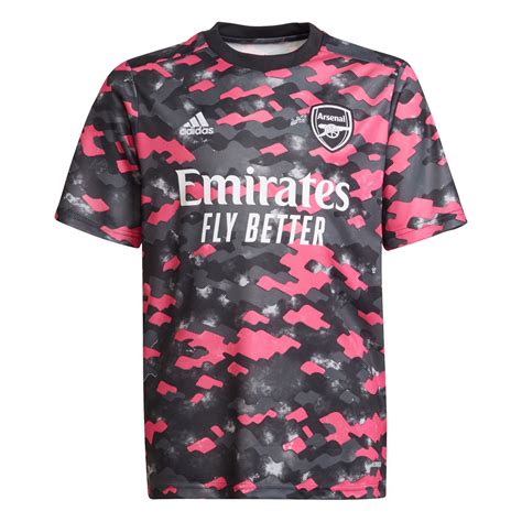 Adidas Arsenal Pre Match Shirt 2021 2022 Junior Licensed Short