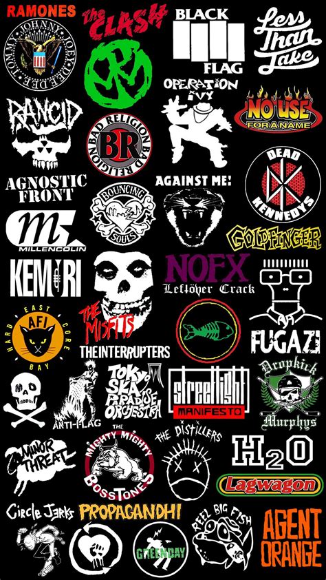 Punk Rock Bands Logos
