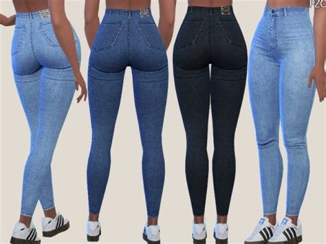 The Sims Resource Denim Skinny Jeans By Pinkzombiecupcakes Sims