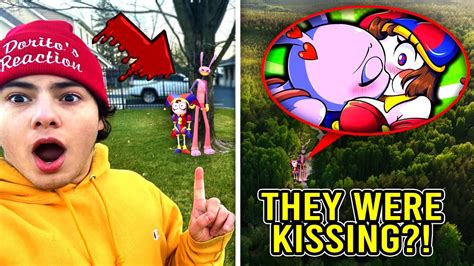 Drone Catches Pomni And Jax Kissing In Real Life Amazing Digital Circus Love Story Youtube