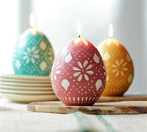 Easter Egg Shapped Candles — Eatwell101