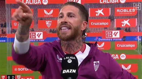 Sergio Ramos Se Encara Con Un Aficionado Tras La Derrota Del Sevilla